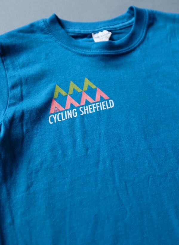 Blue Cycling Sheffield T Shirt
