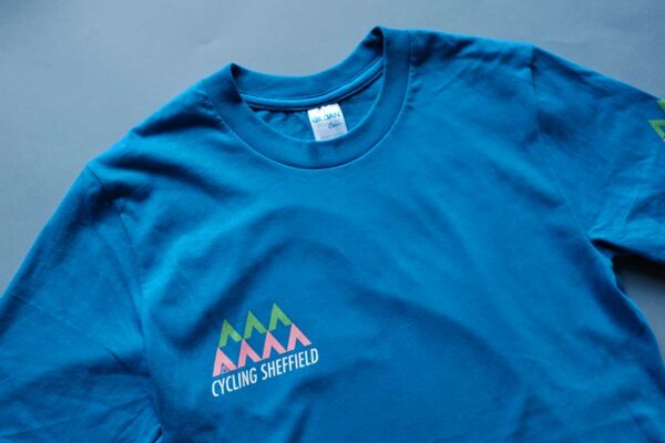 Blue Cycling Sheffield T Shirt